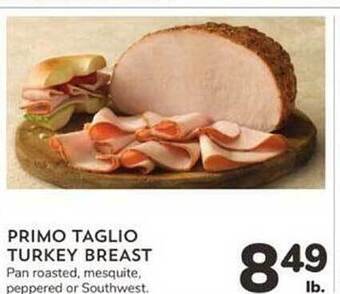 Albertsons Primo taglio turkey breast offer