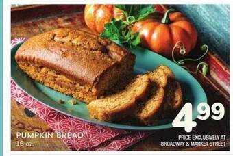 Albertsons Pumpkin bread offer