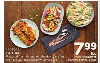 Albertsons In-store hot bar offer