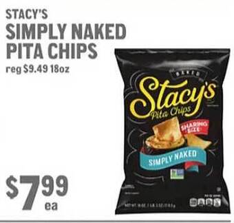 New Seasons Market Stacy's simply naked pita chips offer