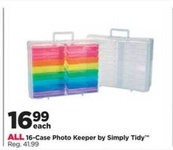 Michaels 16-case photo keeper by simply tidy offer