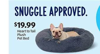Aldi Heart to tail plush pet bed offer