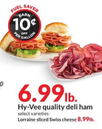 Hy-Vee Hy-vee quality deli ham offer