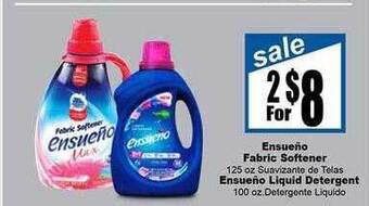 Rancho Markets Ensueño fabric softener ensueño liquid detergent offer