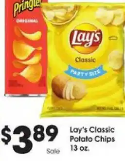Kroger Lay's Classic Potato Chips 1oz offer