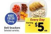 Safeway Deli snackers offer