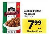 Safeway Cooked perfect meatballs offer