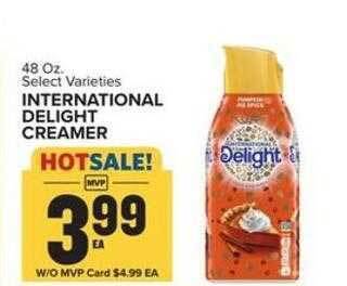 Food Lion International delight creamer offer