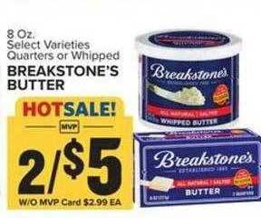 Food Lion Breakstone's butter offer
