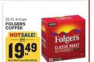 Food Lion Folgers coffee offer