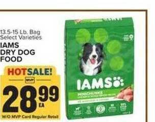 Food Lion Iams dry dog food offer