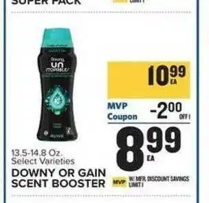 Food Lion Downy or gain scent booster offer