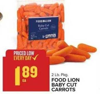 Food Lion Food lion baby cut carrots offer