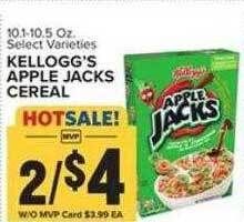 Food Lion Kellogg's apple jacks cereal offer