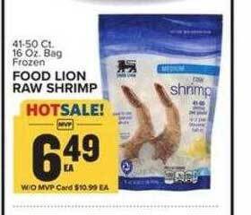 Food Lion Food lion raw shrimp offer