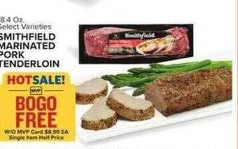Food Lion Smithfield marinated pork tenderloin offer
