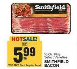 Food Lion Smithfield bacon offer