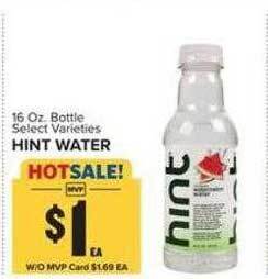 Food Lion Hint water offer