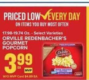 Food Lion Orville redenbacher's gourmet popcorn offer