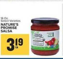 Food Lion Nature's promise salsa offer