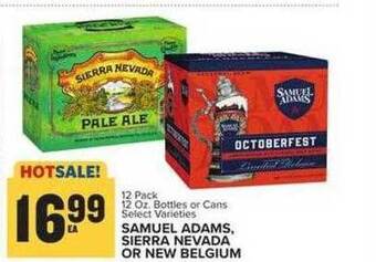 Food Lion Samuel adams, sierra nevada or new belgium offer