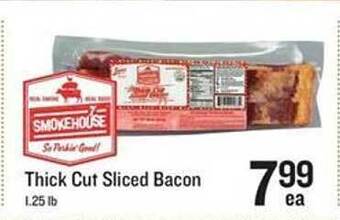 Lowes Foods Thick cut sliced bacon offer