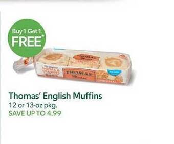Publix Thomas' english muffins offer