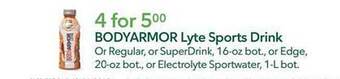 Publix Bodyarmor lyte sports drink offer