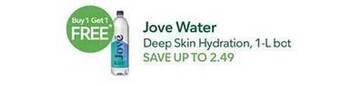 Publix Jove water offer