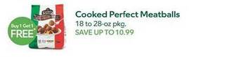 Publix Cooked perfect meatballs offer
