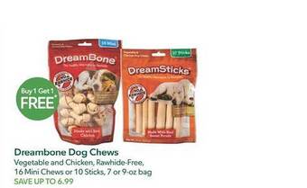 Publix Dreambone dog chews offer