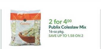 Publix Publix coleslaw mix offer