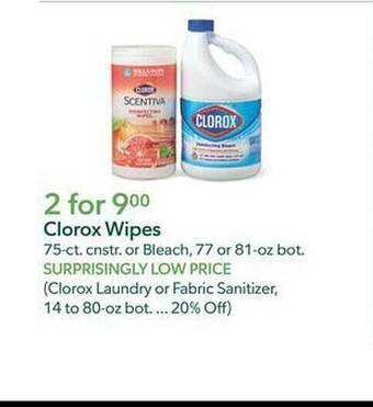 Publix Clorox wipes offer