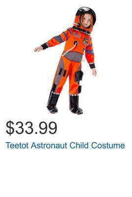 Costco Teetot astronaut child costume offer