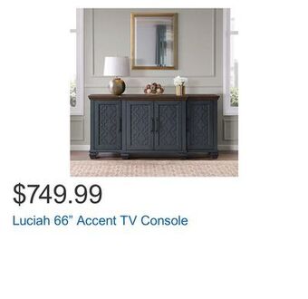 Costco Luciah 66" accent tv console offer