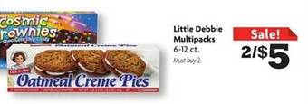 Family Dollar Little debbie multipacks offer
