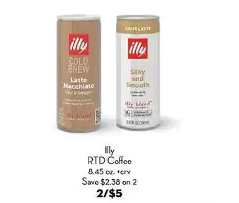 Bristol Farms Illy rtd coffee offer