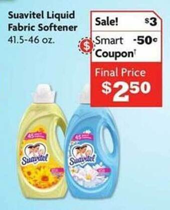 Family Dollar Suavitel liquid fabric softener offer