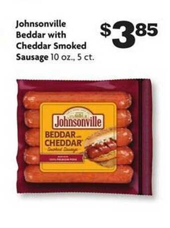 Family Dollar Johnsonville beddar with cheddar smoked sausage offer