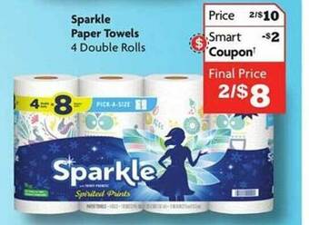 Family Dollar Sparkle paper towels offer