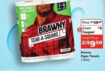 Family Dollar Brawny paper towels offer
