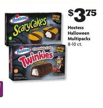 Family Dollar Hostess halloween multipacks offer
