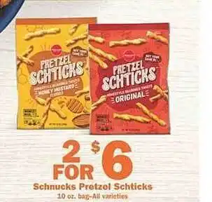 Schnucks Schnucks pretzel schticks offer