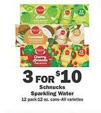 Schnucks Schnucks sparkling water offer