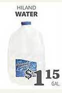 Harveys Supermarkets Hiland water offer