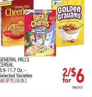 Ingles Markets General mills cereal offer