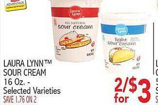 Ingles Markets Laura lynn sour cream offer
