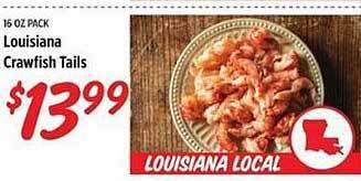 Rouses Louisiana crawfish tails offer