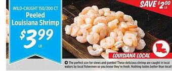 Rouses Peeled louisiana shrimp offer