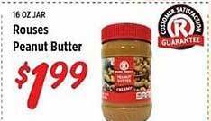 Rouses Rouses peanut butter offer